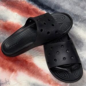 CROCS Women Black Slide Sandals